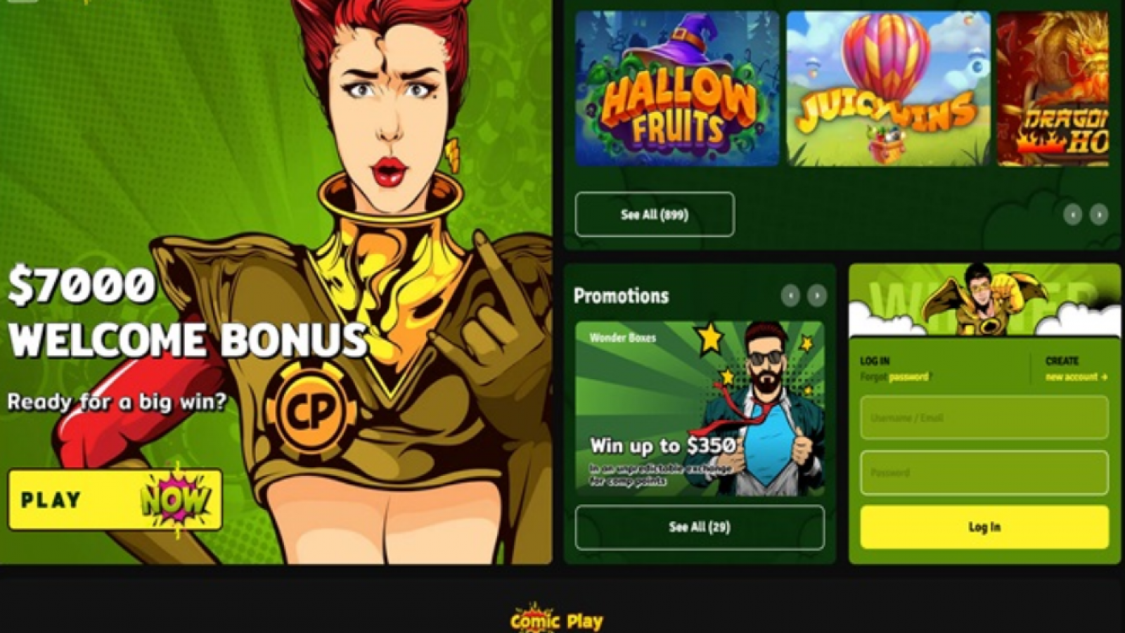 Complete guide to logging in to Comic Play: from registration to the first spin 🎰
